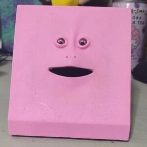 Pink Face Coin Bank